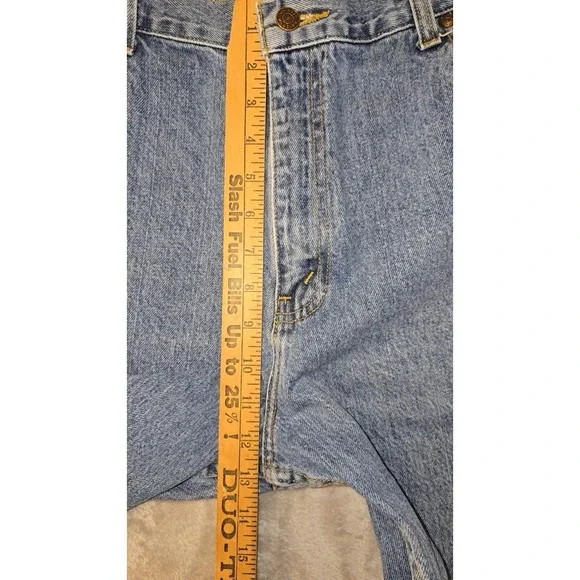 Arizona Jean Co Men's Relaxed Straight Jeans Medium Wash 40x32 100% Cotton - Picture 10 of 14